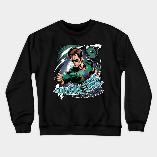 Johnny Cage Crewneck Sweatshirt by Brom Store